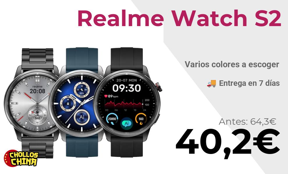 Smartwatch realme Watch S2 por 40,2€