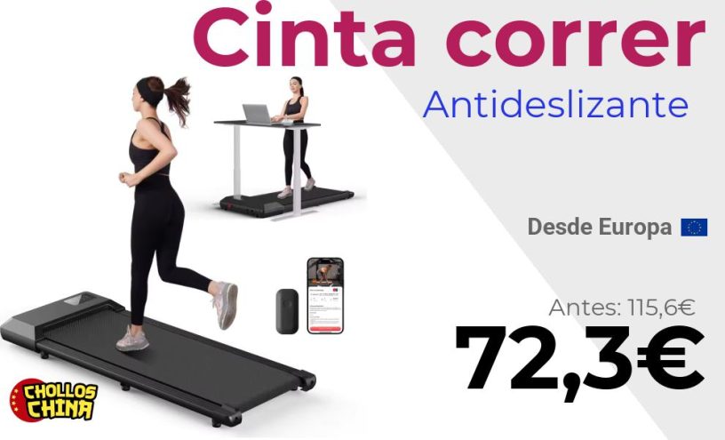 Cinta de correr con motor de 2,5 HP por 72,3€