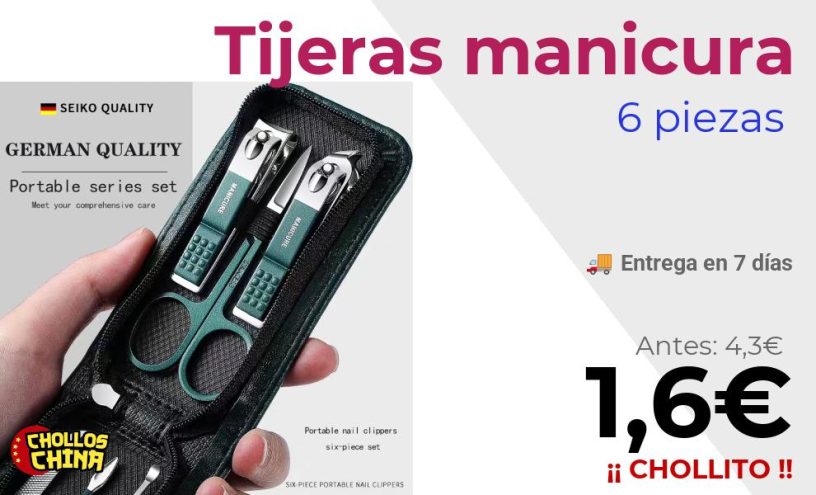 Juego de tijeras de manicura de alta gama por 1,6€