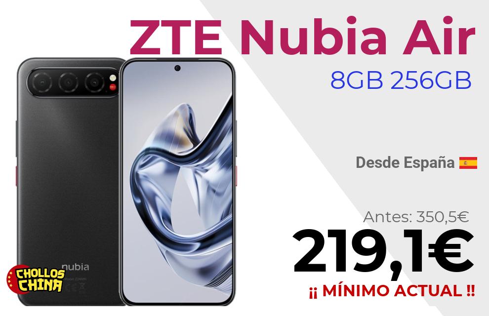ZTE Nubia Air 8GB 256GB 5G por 219,1€