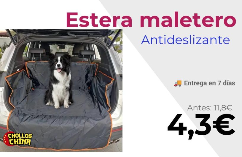 Estera para maletero de poliéster por 4,3€
