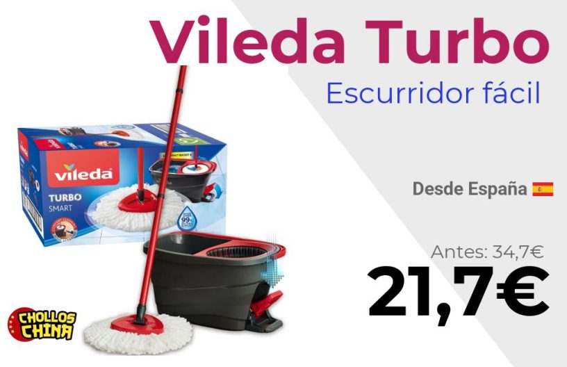 Fregona con cubo Vileda Turbo Smart por 21,7€