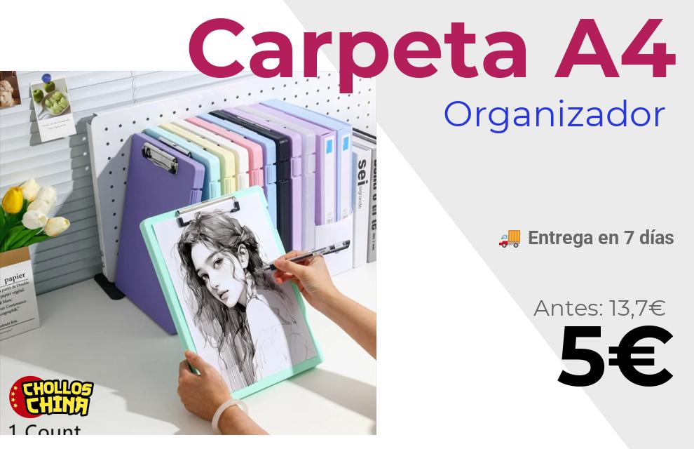 Carpeta de archivos multifuncional A4 por 5€