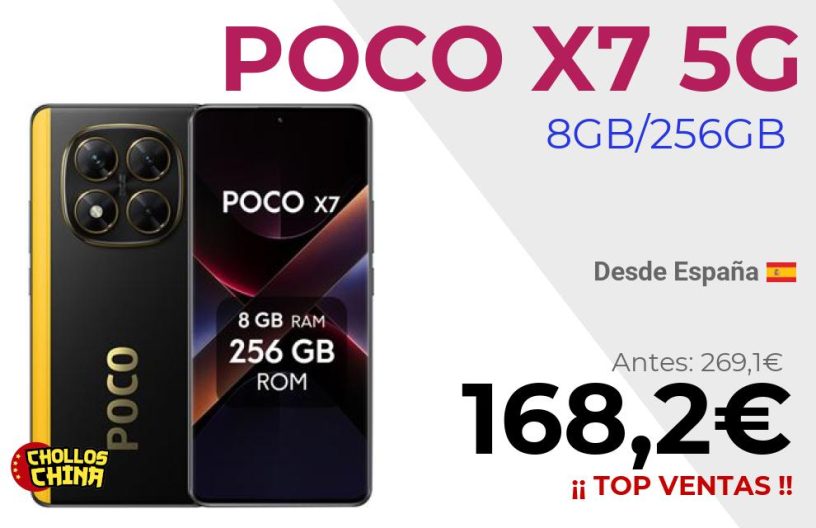 POCO X7 5G 8GB/256GB por 168,2€