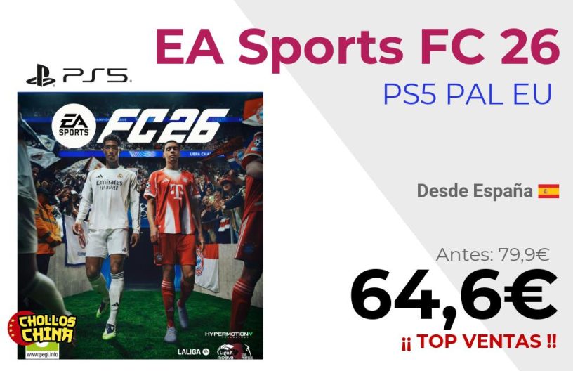 Juego EA Sports FC 26 para PS5 por 64,6€