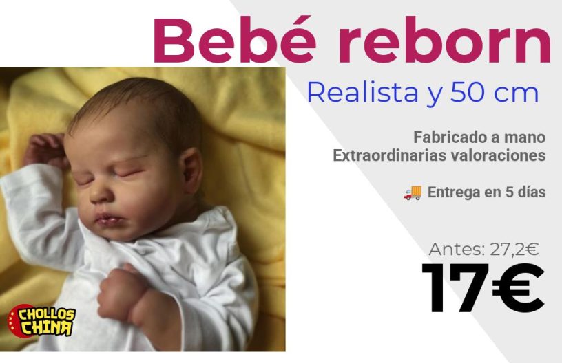 Muñeca LouLou Bebe Reborn silicona por 17€