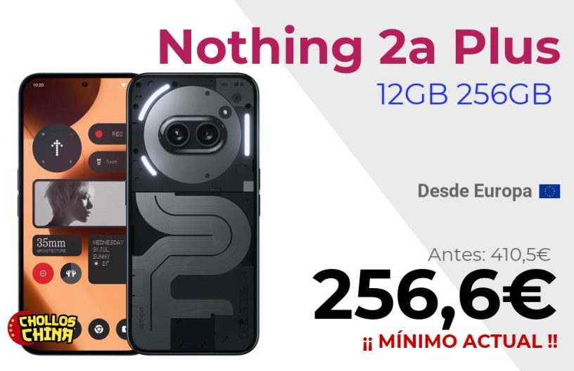Nothing Phone 2a Plus 12GB 256GB por 256,6€