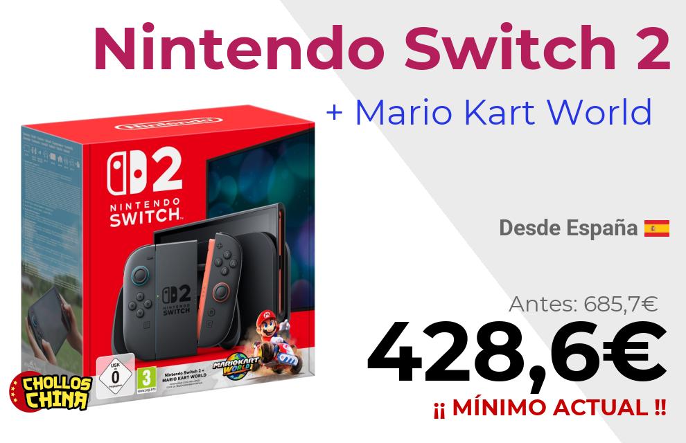 Consola Nintendo Switch 2 por 428,6€