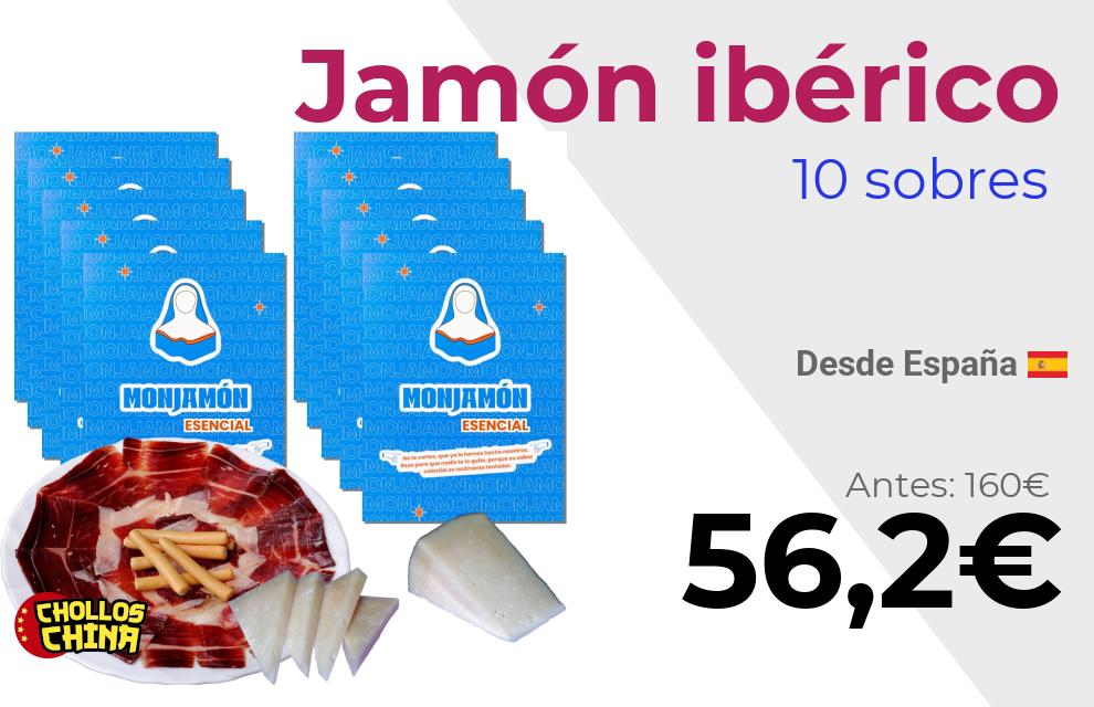 Sobres de jamón ibérico premium por 56€