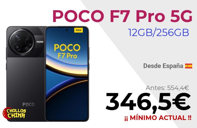 POCO F7 Pro 5G 12GB/256GB por 346,5€