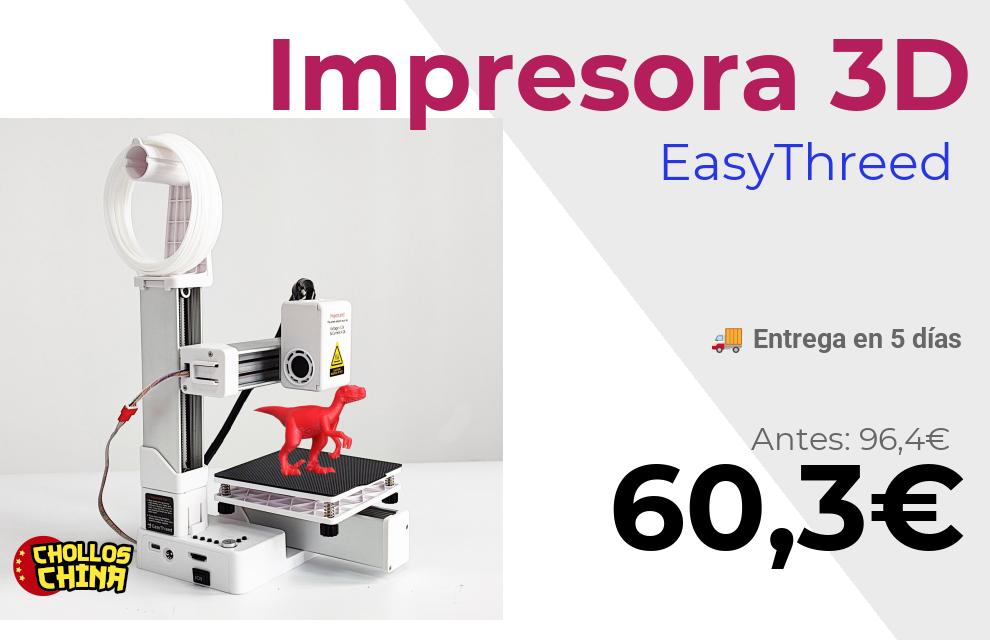 Impresora 3D EasyThreed nivel de entrada por 60,3€