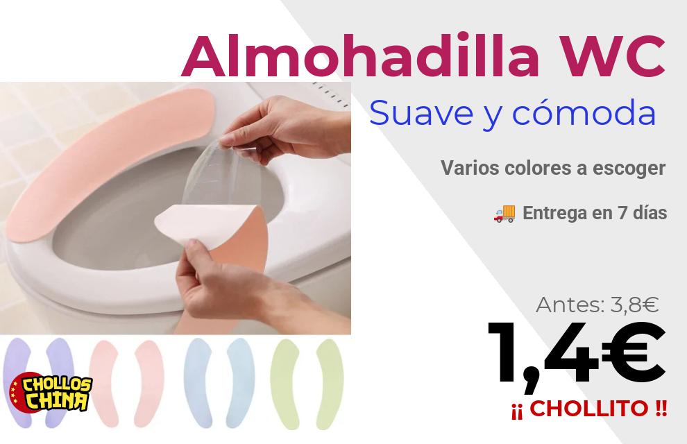 Funda de asiento de inodoro lavable por 1,4€