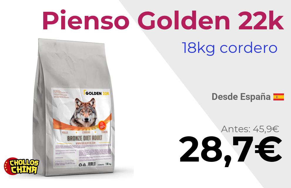 Pienso Golden Diet para perros adultos por 28,7€