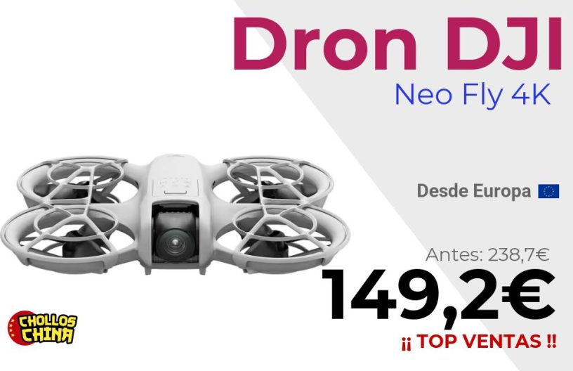 Drone DJI Neo Fly Camera por 149,2€
