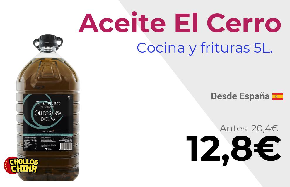 Aceite de orujo de oliva El Cerro por 12,8€