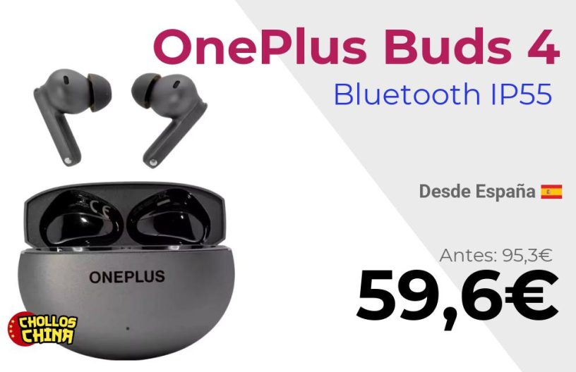 Auriculares inalámbricos OnePlus Buds 4 por 59,6€