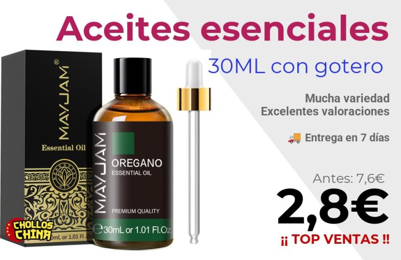 Aceites esenciales MAYJAM 30ML por 2,8€