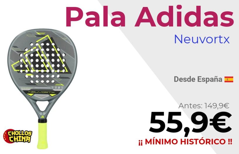 Pala de pádel Adidas Neuvortx por 55,9€