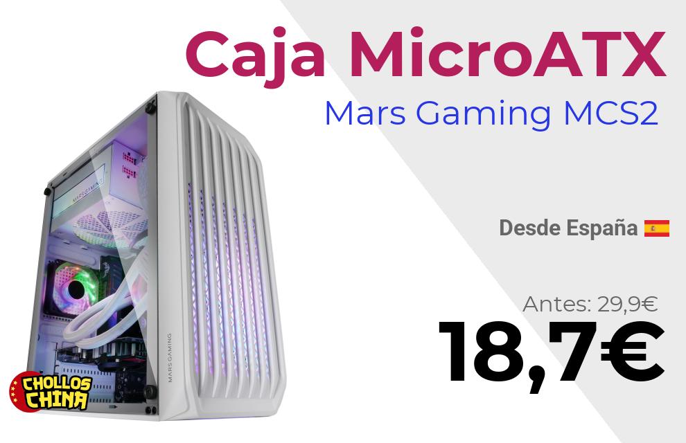 Caja PC Gaming Micro-ATX Mars Gaming por 18,7€