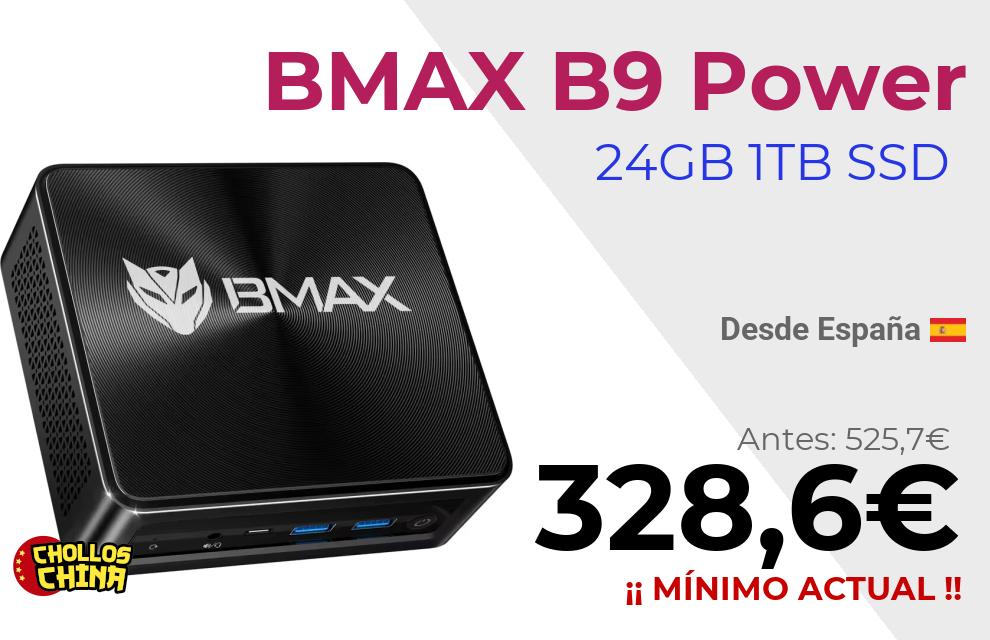 Mini PC BMAX B9 Power Intel Core i9 por 328,6€