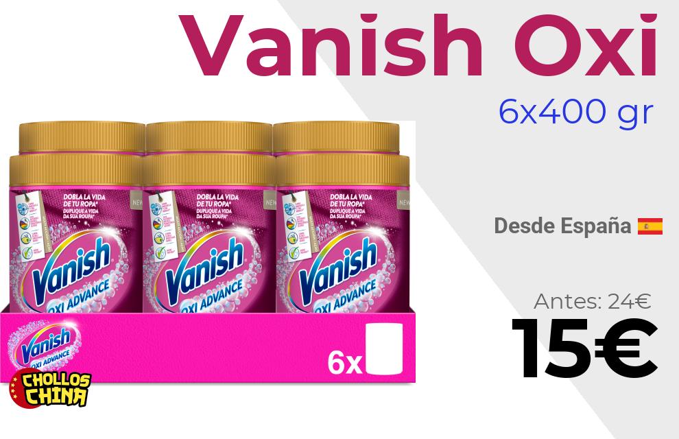 Quitamanchas en polvo Vanish Oxi Advance por 15€