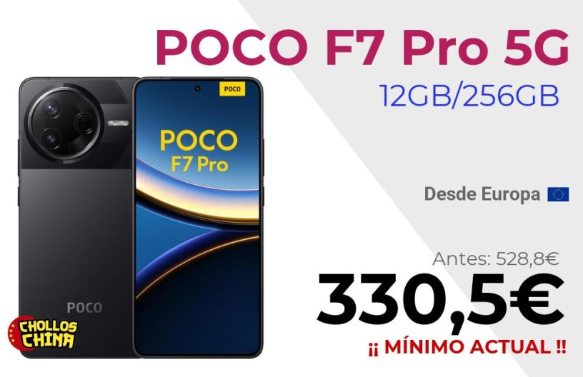 POCO F7 Pro 5G 12GB/256GB por 330,5€