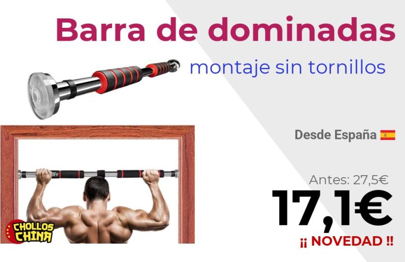 Barra de dominadas por 17,1€
