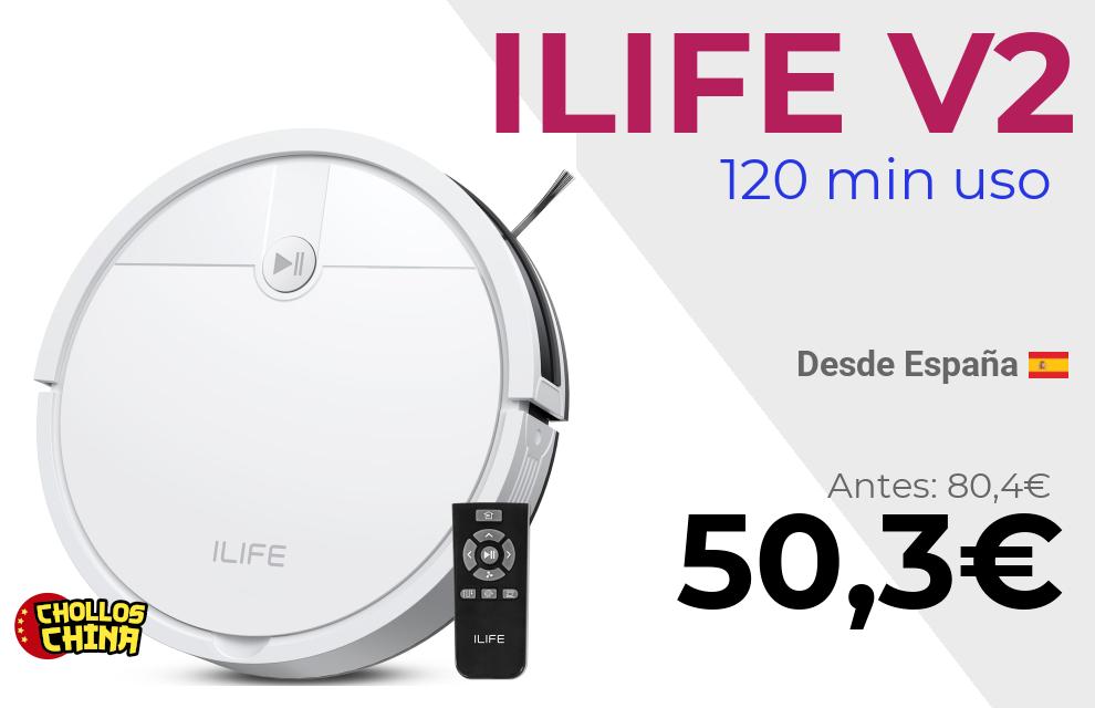 Robot aspirador ILIFE V2 por 50,3€