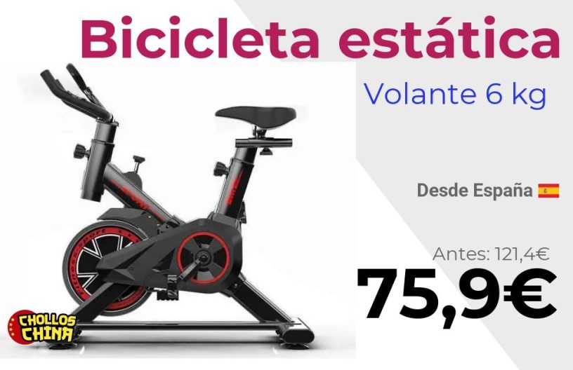 Bicicleta estática Dasck con LCD por 75,9€