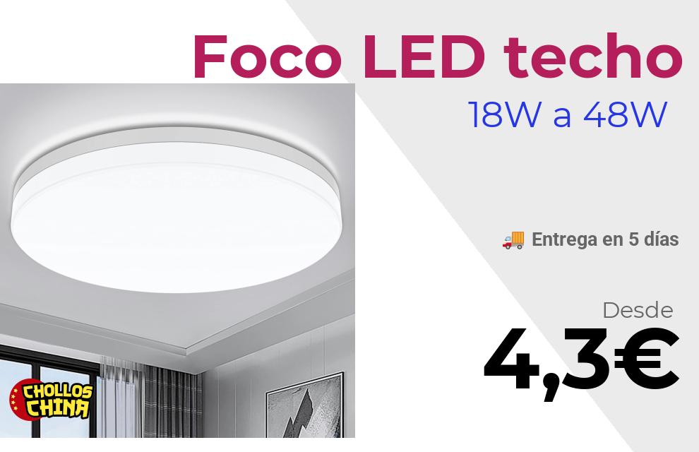 Luz LED de techo IRALAN 48W por 4,3€