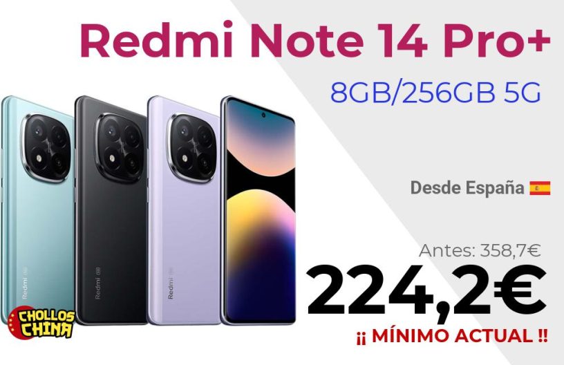 Redmi Note 14 Pro Plus 8GB/256GB por 224,2€