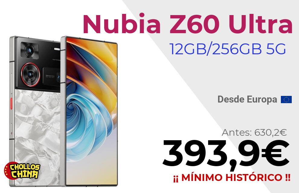 Nubia Z60 Ultra 5G 12GB 256GB por 393,9€