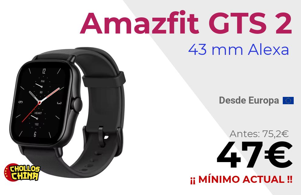 Smartwatch Amazfit GTS 2 por 47€