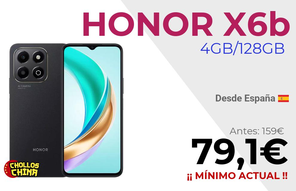 HONOR X6b 4GB+128GB por 79,1€
