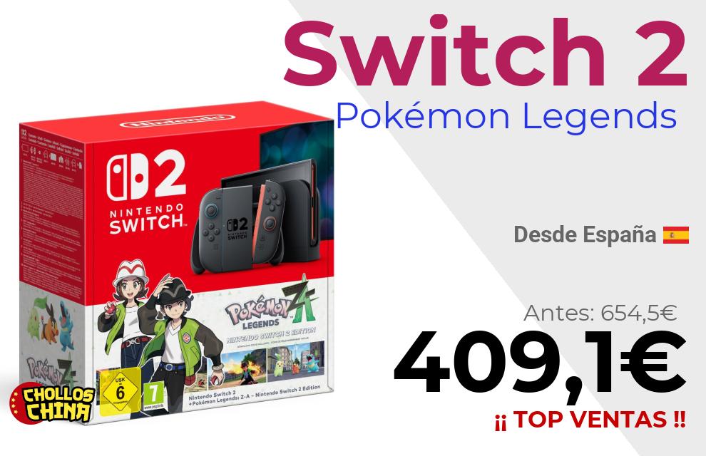 Consola Nintendo Switch 2 + Pokémon por 409,1€