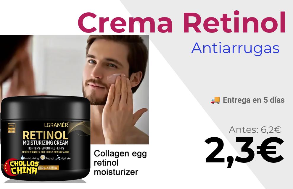 Crema hidratante facial de Retinol por 2,3€