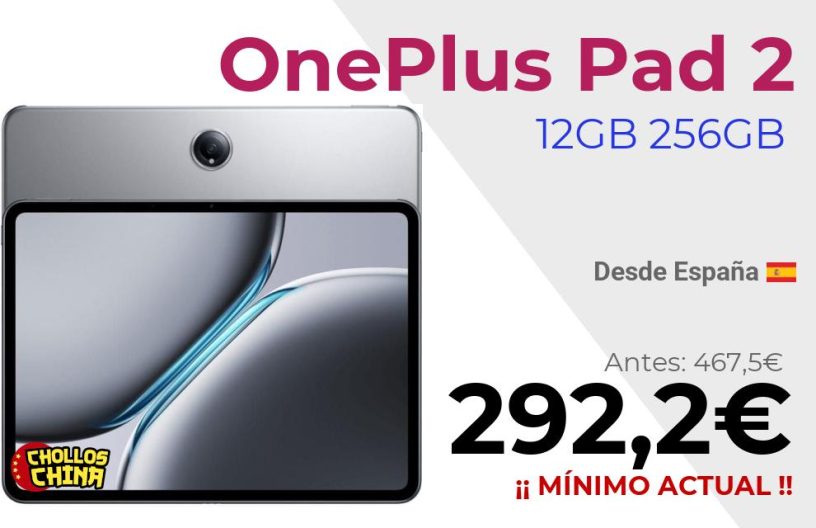OnePlus Pad 2 12GB 256GB por 292,2€€