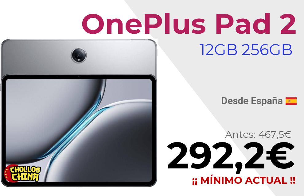 OnePlus Pad 2 12GB 256GB por 292,2€€