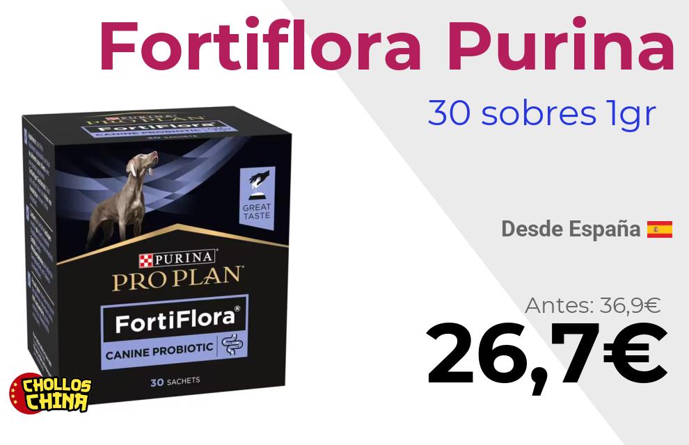 Probiótico Fortiflora Purina Pro Plan por 26€