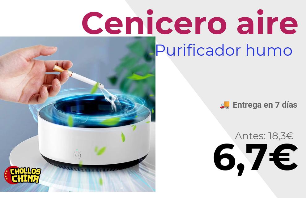 Cenicero inteligente purificador de aire por 6,7€