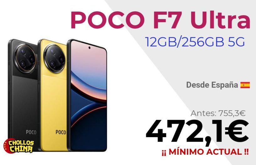 POCO F7 Ultra 5G 256GB por 472,1€