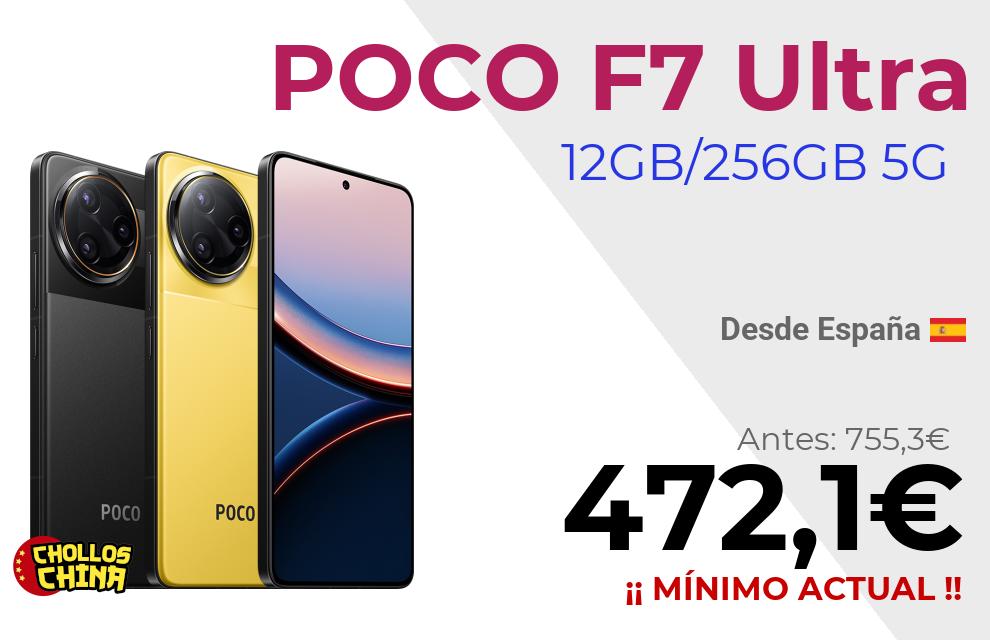 POCO F7 Ultra 5G 256GB por 472,1€