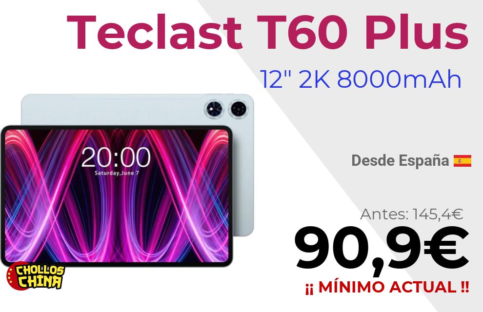 Tablet Teclast T60 Plus 6GB/128GB por 90,9€
