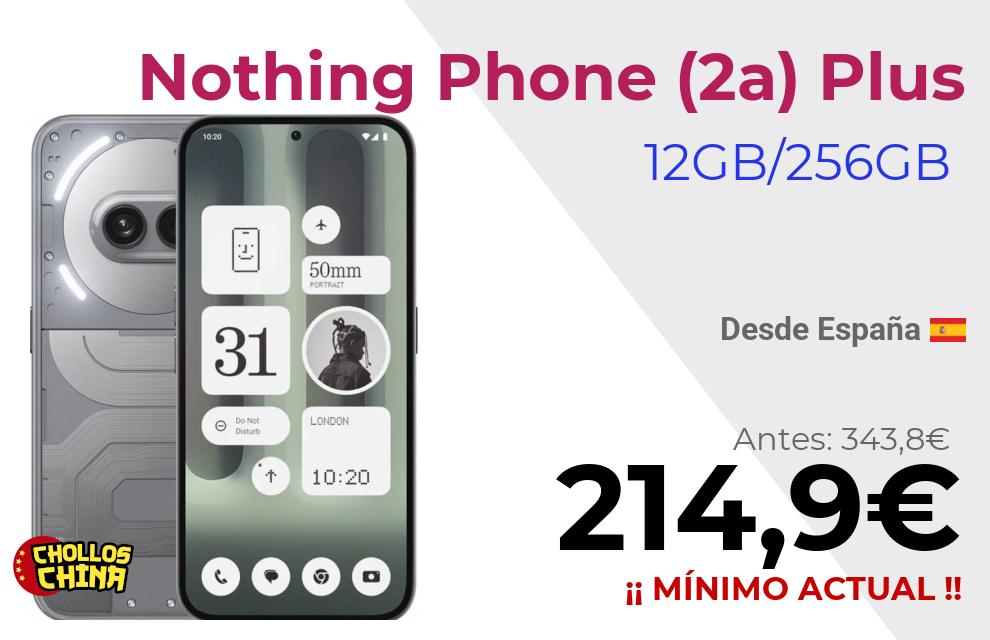 Nothing Phone (2a) Plus 12GB/256GB por 214,9€
