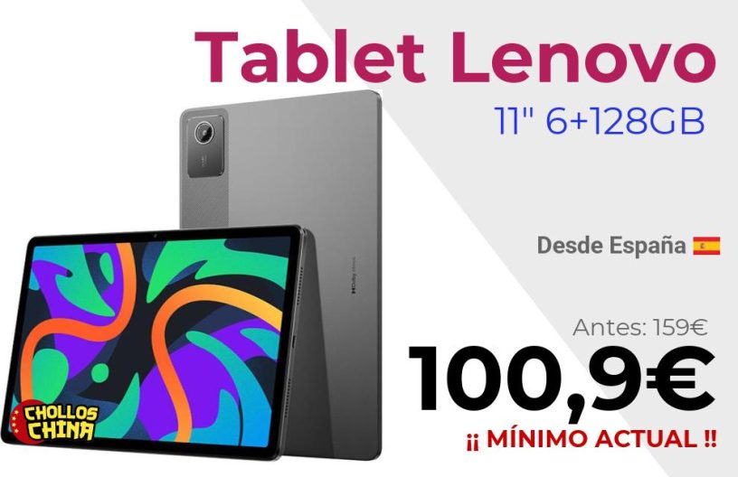 Tablet Lenovo Xiaoxin Pad 2024 6+128GB por 100,9€