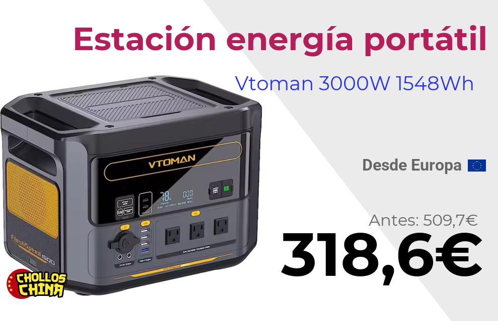 Estación de energía VTOMAN FlashSpeed 1500 por 318,6€