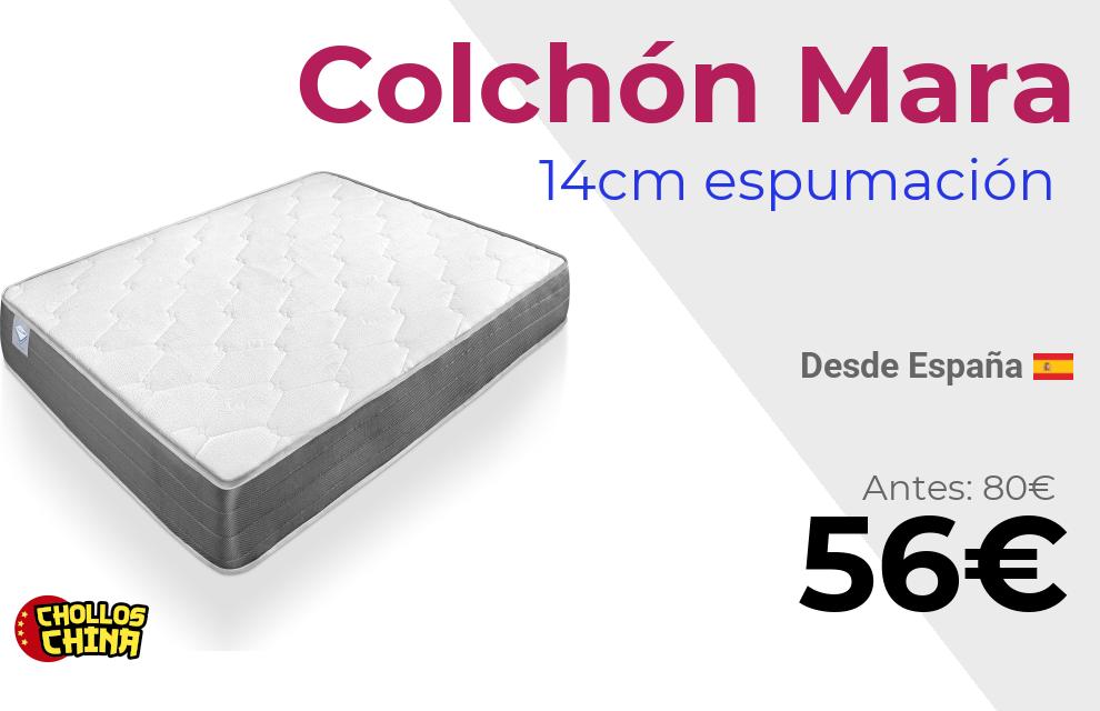 Colchón espumación Mara 14cm por 56€