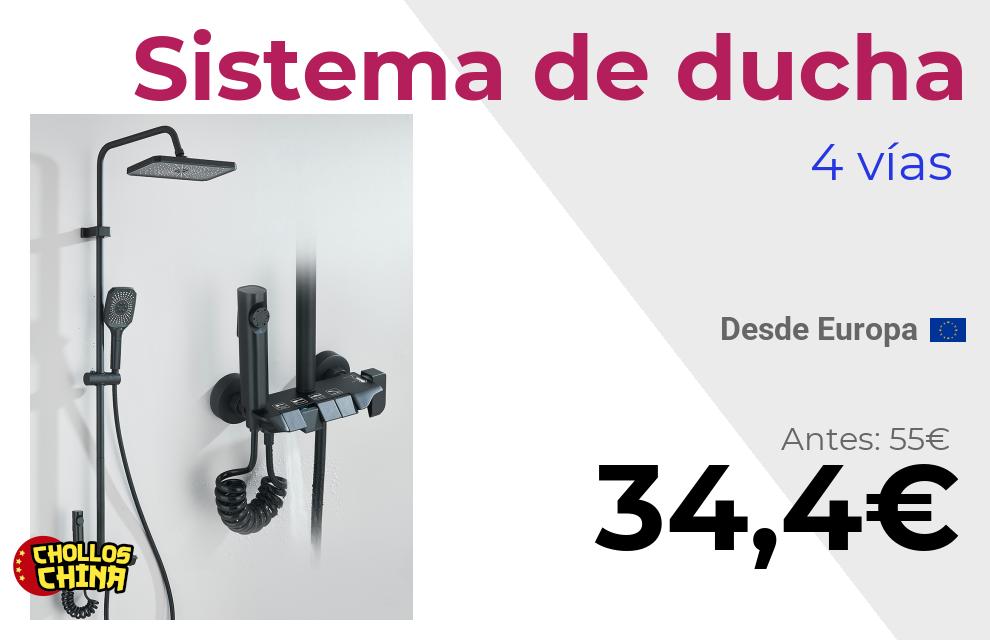 Sistema de ducha Piano 4 vías por 34,4€