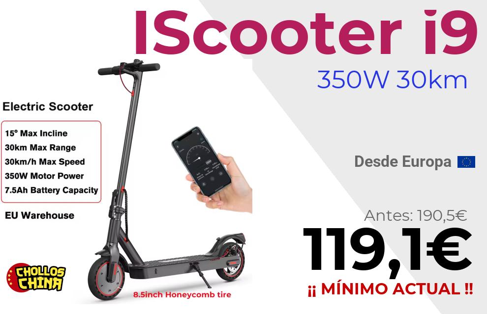 Patinete eléctrico IScooter i9 por 119,1€