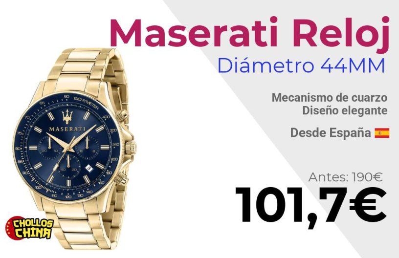 Reloj analógico Maserati por 101€